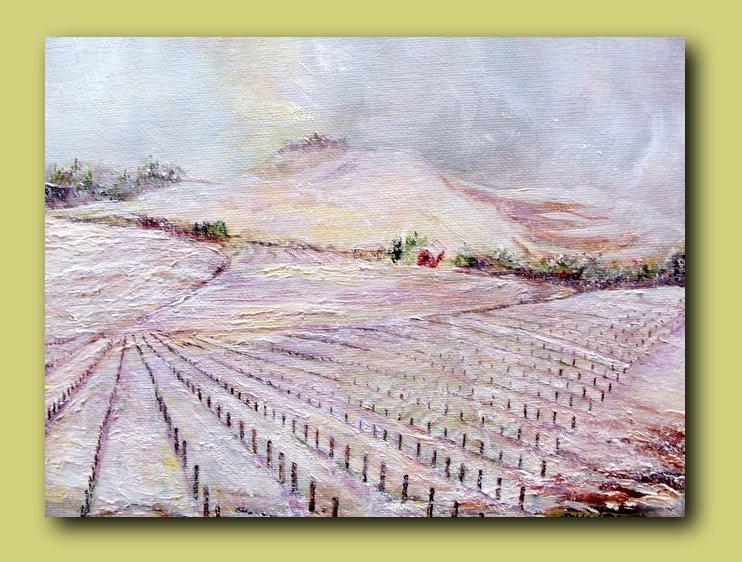 Snowfall on Chianti