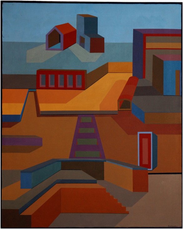 Abstract Landscape with Brown